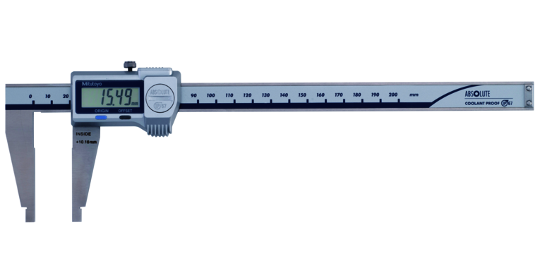 Mitutoyo ABSOLUTE Digimatic tolómérő lekerekített mérőpofával, 0-600 mm, 0.01 mm (550-205-10) termék fő termékképe