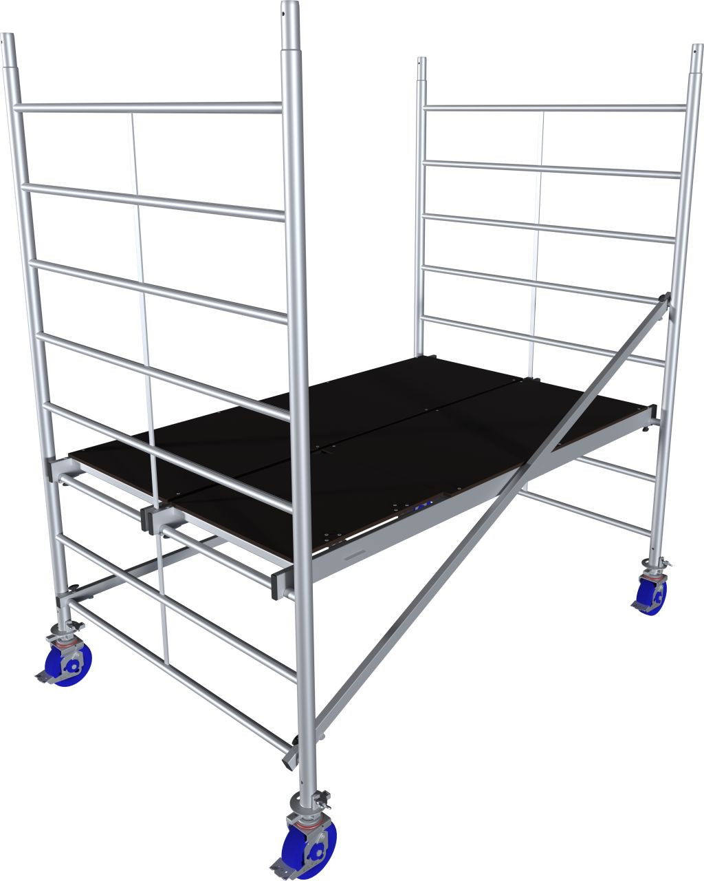 Krause ProTec XXL alumínium gurulóállvány, széles kivitel, munkamagasság: 2.9 m termék fő termékképe